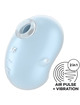 satisfyer - cutie ghost lay-on vibrator light blue