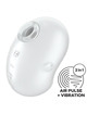 satisfyer - cutie ghost vibrador lay-on blanco
