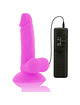 diversia - flexible vibrating dildo purple 17 cm -o- 3.3 cm