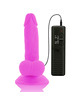 diversia - flexible vibrating dildo purple 17 cm -o- 3.3 cm