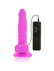 diversia - flexible vibrating dildo purple 18 cm -o- 4 cm