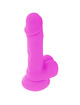 diversia - dildo flexible con vibracion lila 20.5 cm -o- 4.2 cm
