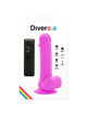 diversia - dildo flexible con vibracion lila 20.5 cm -o- 4.2 cm