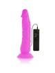 diversia - flexible vibrating dildo purple 21 cm -o- 4.9 cm