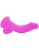 diversia - flexible vibrating dildo purple 21.5 cm -o- 4.5 cm