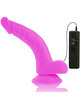 diversia - dildo flexible con vibracion lila 21.5 cm -o- 4.5 cm