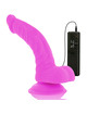 diversia - flexible vibrating dildo purple 21.5 cm -o- 4.5 cm