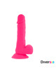 diversia - dildo flexible con vibracion rosa 20.5 cm -o- 4.2 cm