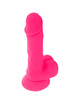 diversia - dildo flexible con vibracion rosa 20.5 cm -o- 4.2 cm