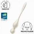 Bolas de Kegel SatisfyerLove Birds com Vibração Branco