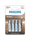 philips - alkaline pila aa lr6 blister*4