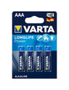 4x Pilhas Varta Longlife AAA LR03