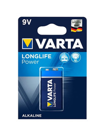varta - longlife power pila alcalina 9v lr61 blister*1