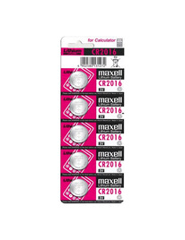 5x Bateria Maxell CR2016 3V