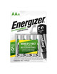 energizer - universal rechargeable battery hr6 aa 1300mah 4 unit