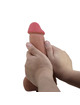 pretty love - sliding skin series dildo realÍstico con ventosa piel deslizante mulato 23.4 cm
