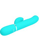 pretty love - perlita multifunction 3 in 1 g-spot vibrator aqua green