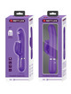 pretty love - vibrador rabbit con licking morado