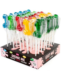 40x Secretplay Penis Lollipop Con Alcohol Varios Sabores