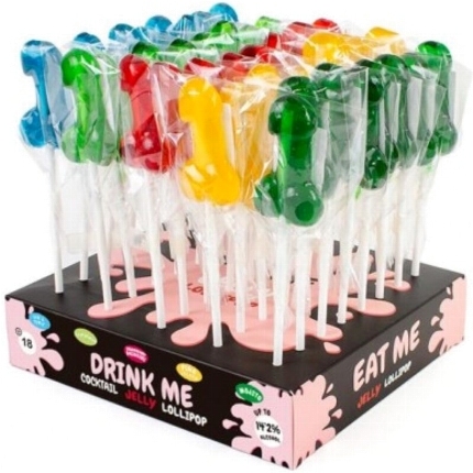 40x Secretplay Penis Lollipop With Alcohol Various Flavors