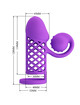 Manga para Pénis Romance Harden Roxo