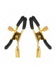 Kink Nipple Clamps Gold 6 cm