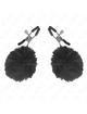 Kink Fur Nipple Clamps Black