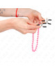 Kink Chain Pinzas para Pezones Morado 30 cm