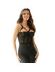 Subblime Bustier con liguero Negro