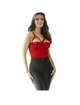 Subblime Bustier con Liguero Rojo