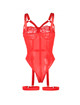 Bustier Subblime com Cinta de Liga Vermelho