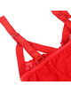 Bustier Subblime com Cinta de Liga Vermelho
