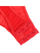 Subblime Bustier with Garter Belt Red