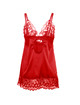 Babydoll Subblime Cetim e Renda Vermelha