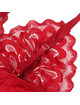 Subblime Satin and Red Lace Babydoll