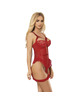 Subblime Bodysuit with Red Garter