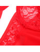 Subblime Bodysuit with Red Garter