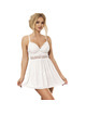 Subblime White Lace Babydoll