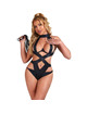Subblime Body Sexy Halter con Arnés Negro