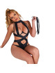 Subblime Body Sexy Halter con Arnés Negro