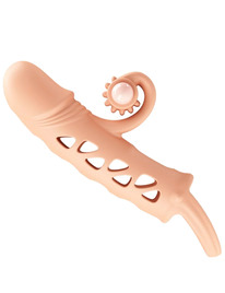 Manga para Pene Long Romance Beige