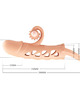 Romance Long Beige Penis Sleeve