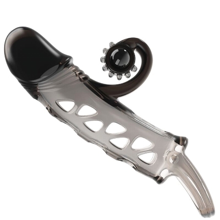 Romance Long Black Penis Sleeve