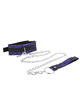 kink - short velvet lace necklace with belt 105 cm with nylon trim 44 x 5.5 cm