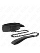 kink - collar con correa 78 cm bondage de neopreno modelo 2 ajustable 37.5 x 49.5 cm