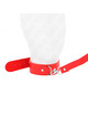 kink - collar con correa 116 cm fino rojo ajustable 32-50 cm x 8 cm