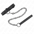 Coleira Kink Ava com Trela Preto