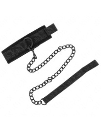 Coleira Kink Bia com Trela Preto