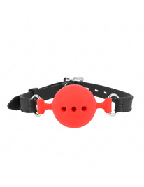 Mordaça Kink Adam com Bola Vermelha