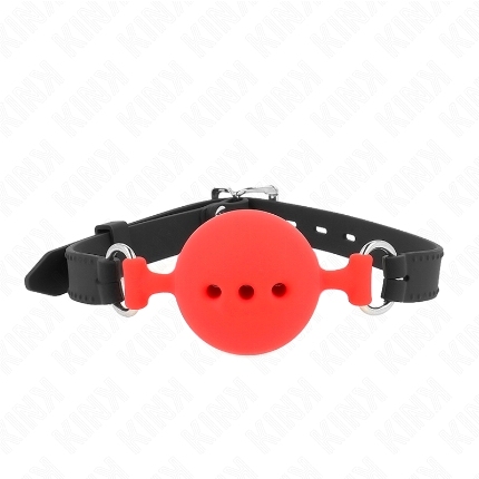 Mordaça Kink Adam com Bola Vermelha